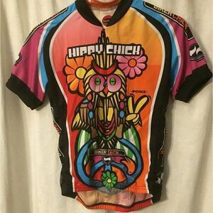 Hippy Chick Short Sleeve Women's Cycling Jersey
